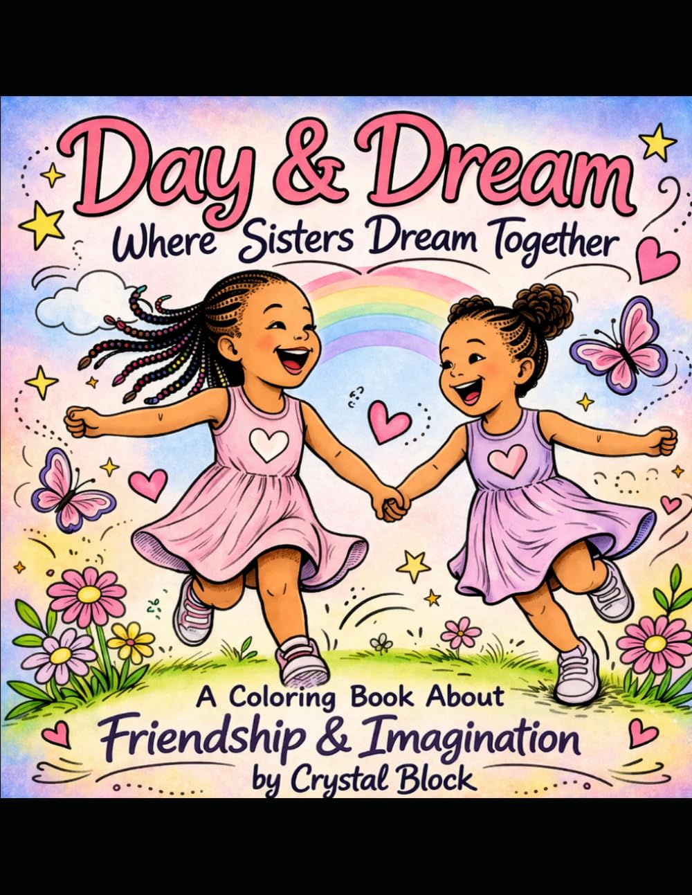 Day Dream: Where Sisters Dream Together: A Sweet Coloring Book for Girls Ages 3–5 Featuring Friendship, Imagination, and Fun