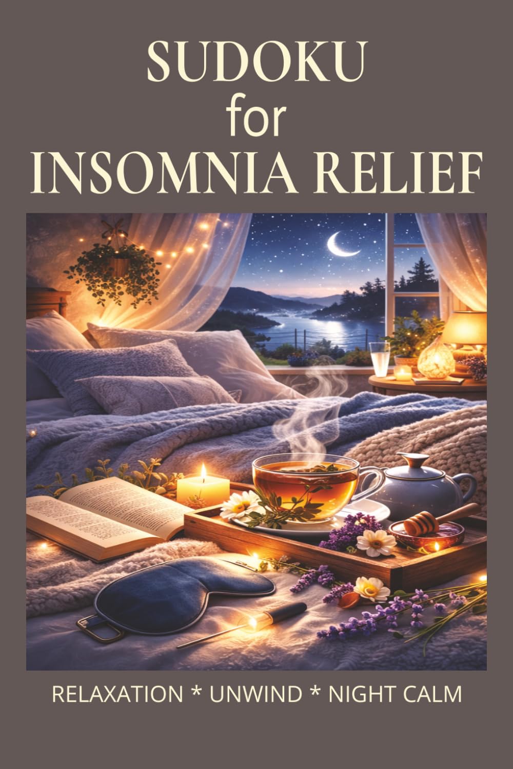 Sudoku for Insomnia Relief: Sudoku for Insomnia Relief | Help Calm The Mind, Relax, and Focus | 6x9 inches,110 pages | 50+ Puzzles | Solutions Included