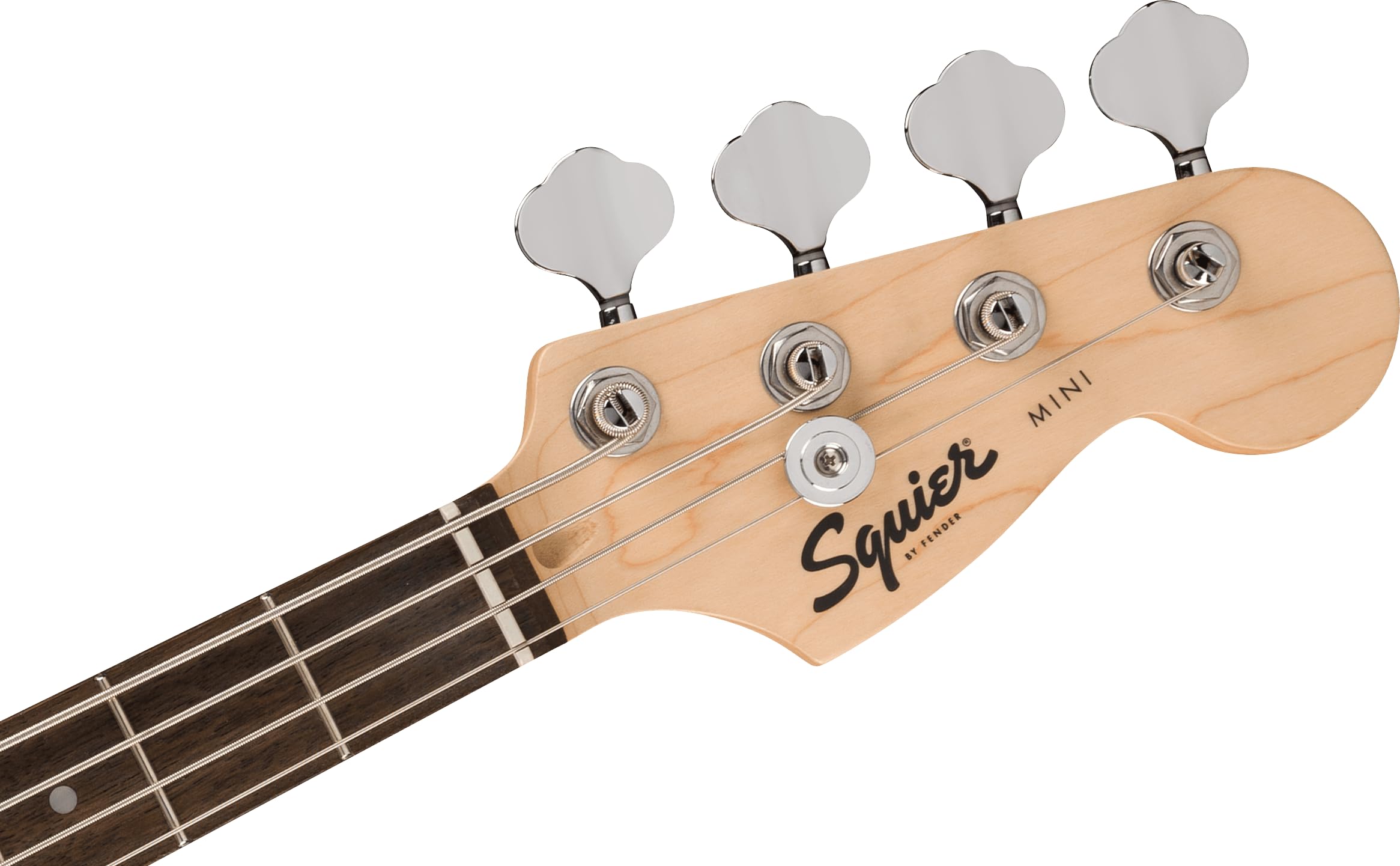 Squier by Fender Mini Precision Bass – Basso Elettrico Compatto, Three Tone Sunburst, con Pickup Split-Coil Alnico