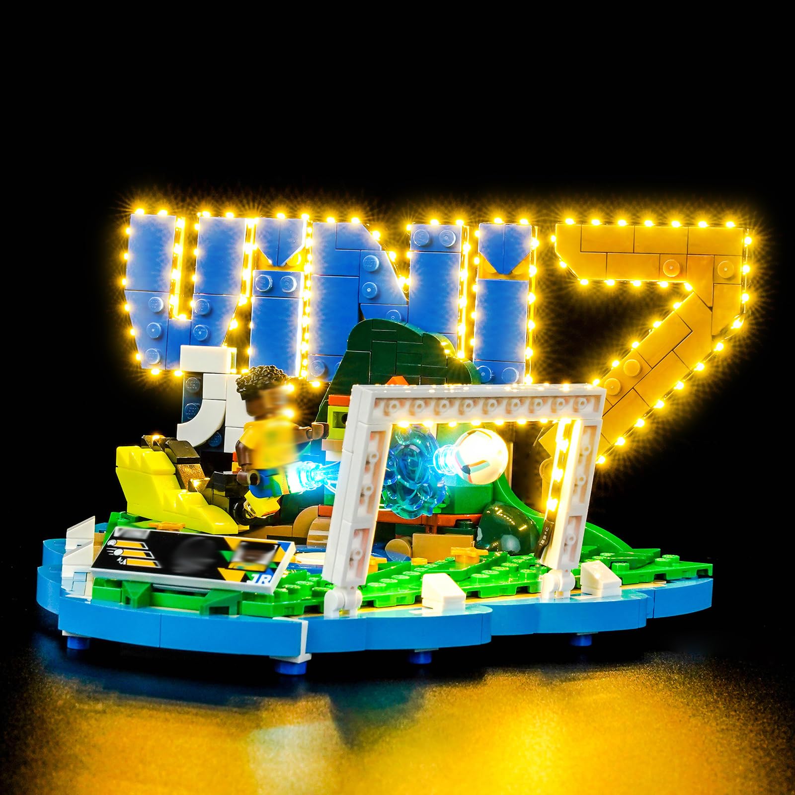 LocoLee Licht Kit kompatibel mit Lego Vini Jr. Fußball-Highlights, (kein Modell, nur Licht) Dekorative Beleuchtung Set Compatible with Lego 43027 Vini Jr. Soccer Highlights