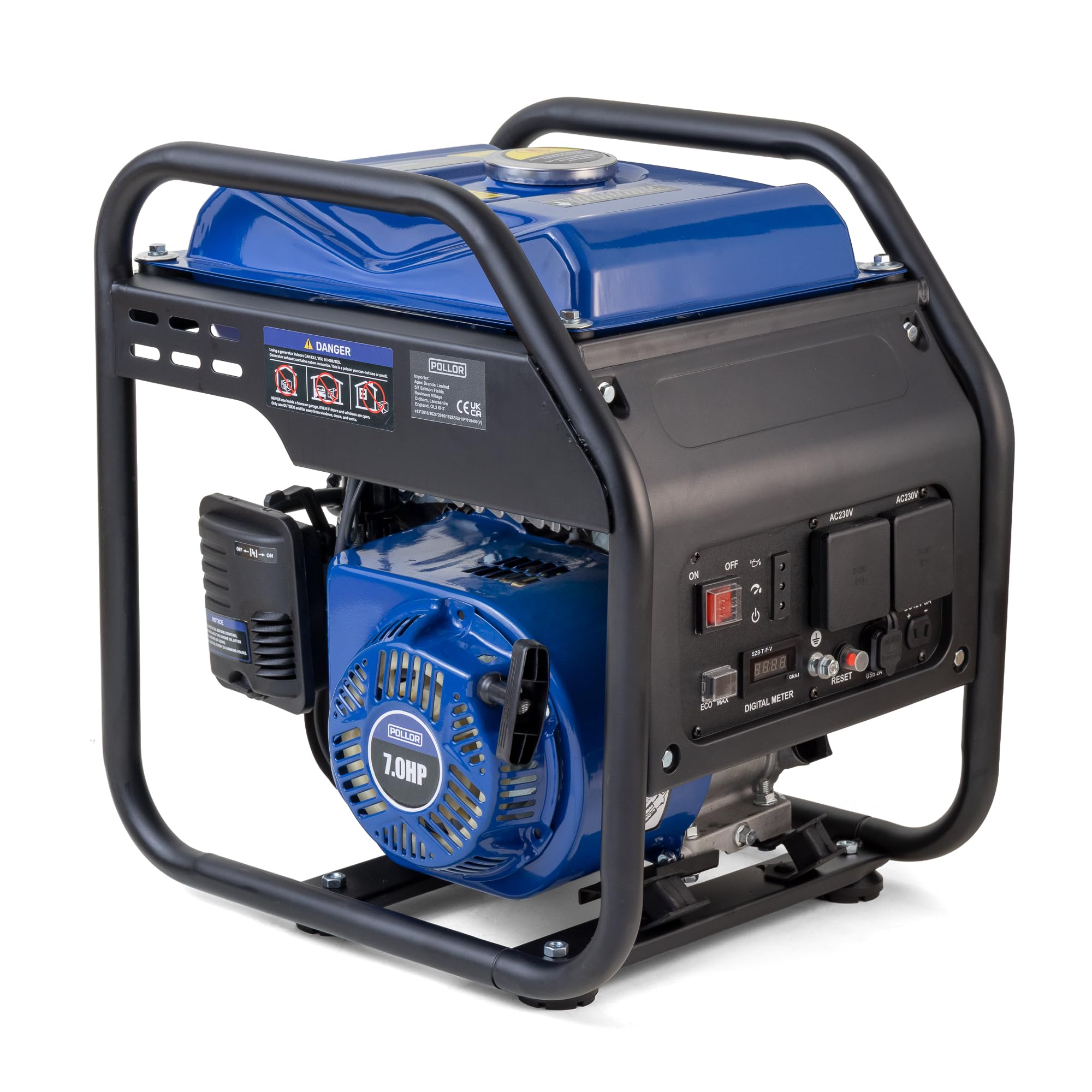 3500W 4-Stroke Petrol Inverter Generator 230V Pure Sine Wave – Portable Power for Camping, RVs, Home Backup & Jobsites