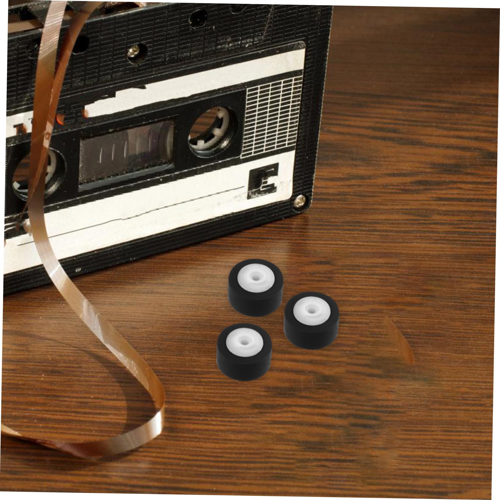 BRIGHTFUFU Radio Tape Cassette Machine Pinch Roller Repair Maintenance Kit 13mm Diameter 6pcs Pack