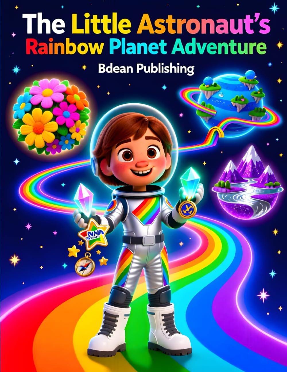 The Little Astronaut’s Rainbow Planet Adventure: A Journey of Kindness, Teamwork, and Curiosity