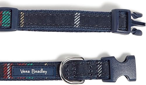 Miniatura 2 de Vera Bradley Collar para mascotas ajustable y repelente al agua reciclado para mujer, Tartan, cuadros