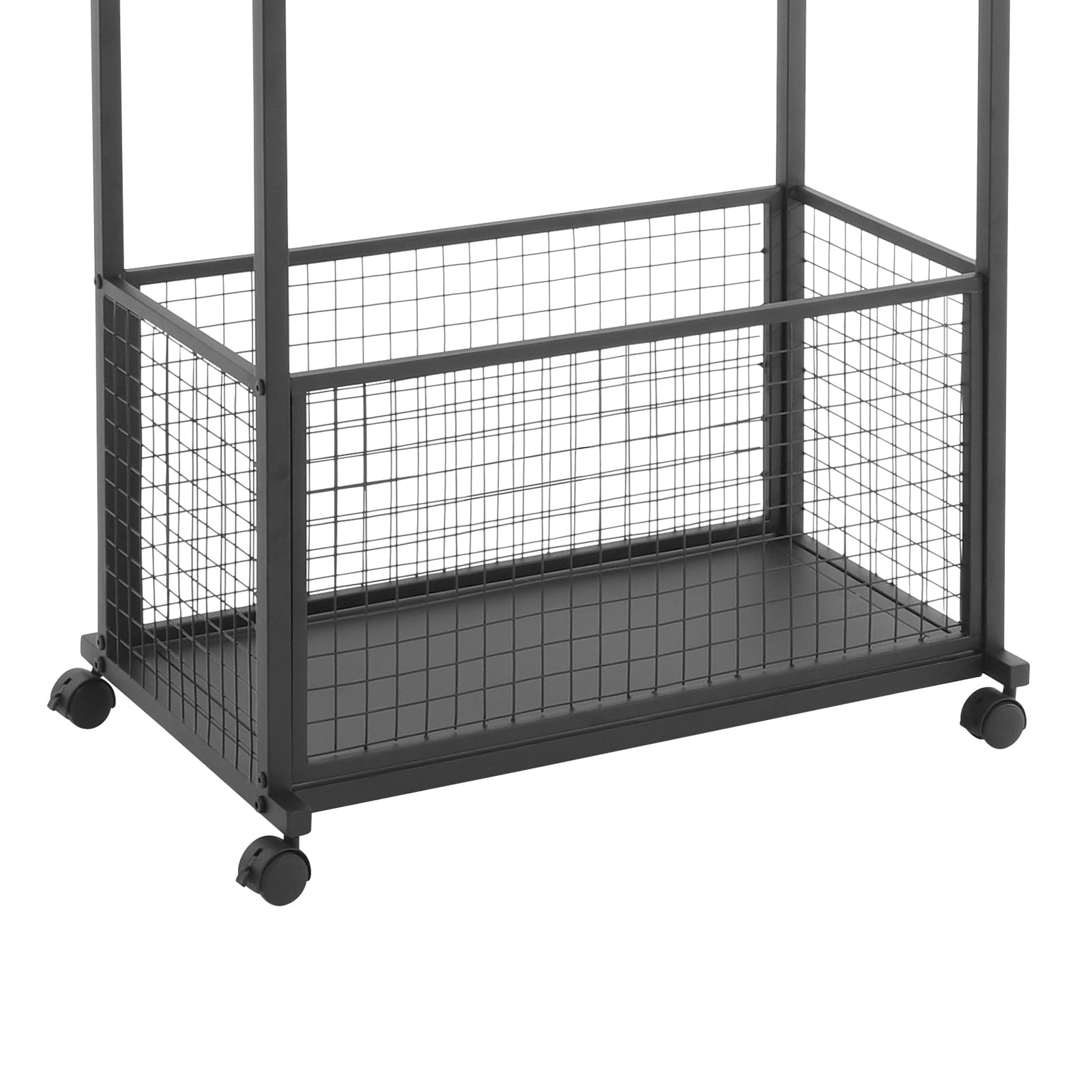Supporto per nastri, organizer multifunzione a 16 strati, con ruote e cestino, ideale per carta da imballaggio, tessuti e sciarpe,