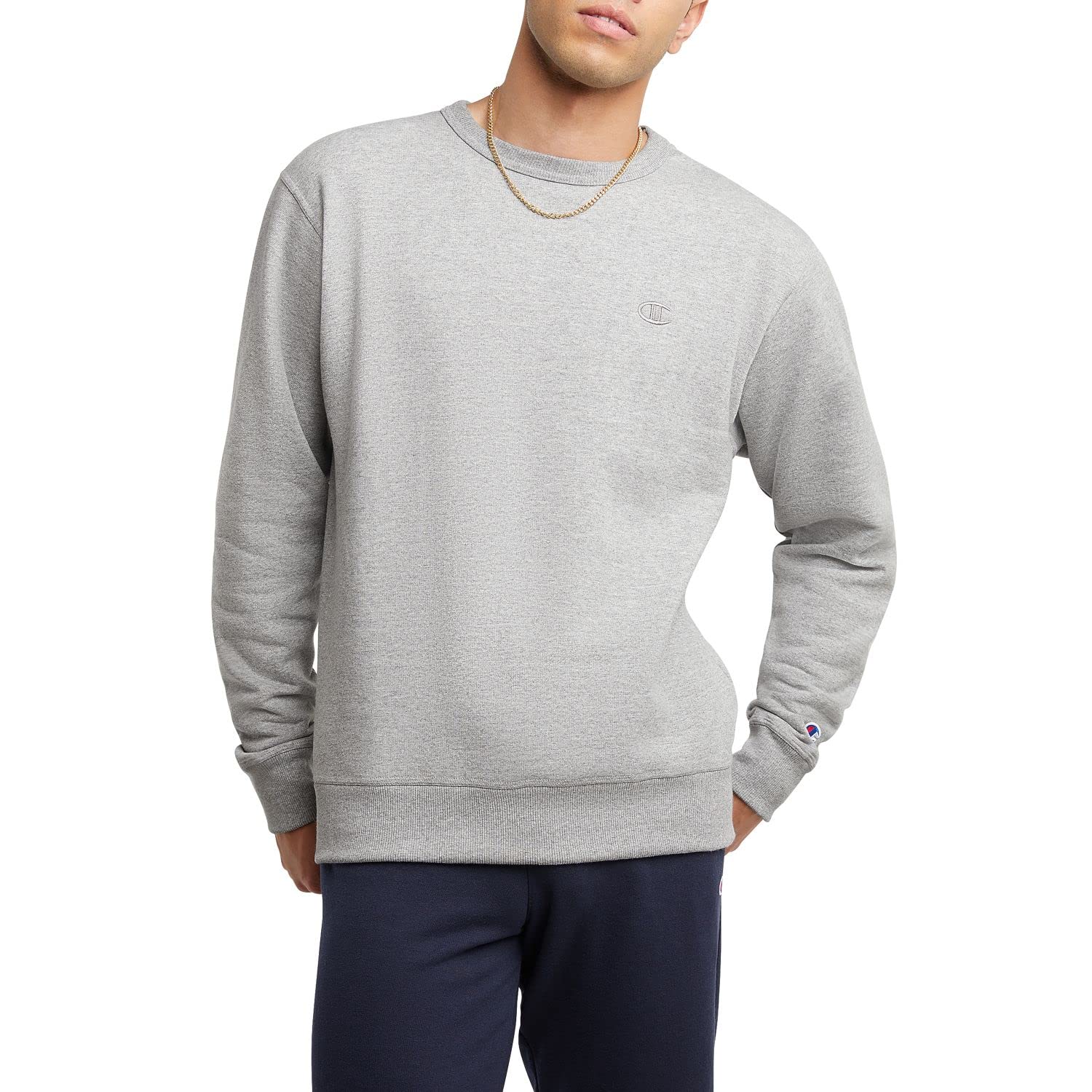 Men's Powerblend Fleece Crew, Paint Splatter