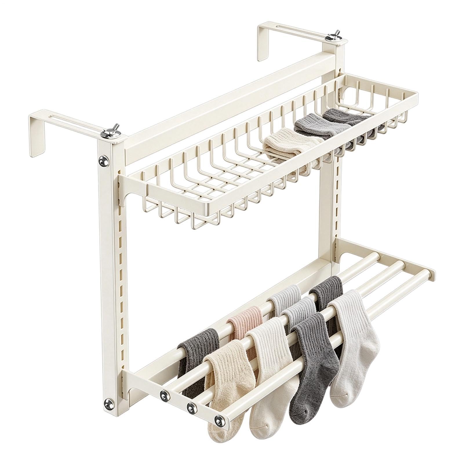 Séchoir pour radiateur multifonctionnel : étendoir pour linge et chaussures
