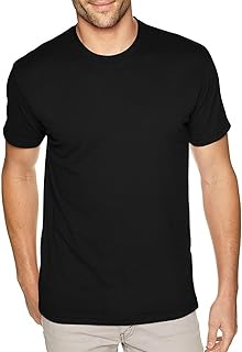 Next Level Apparel 6410 Mens Premium Fitted Sueded Crew Tee - Black44; Large