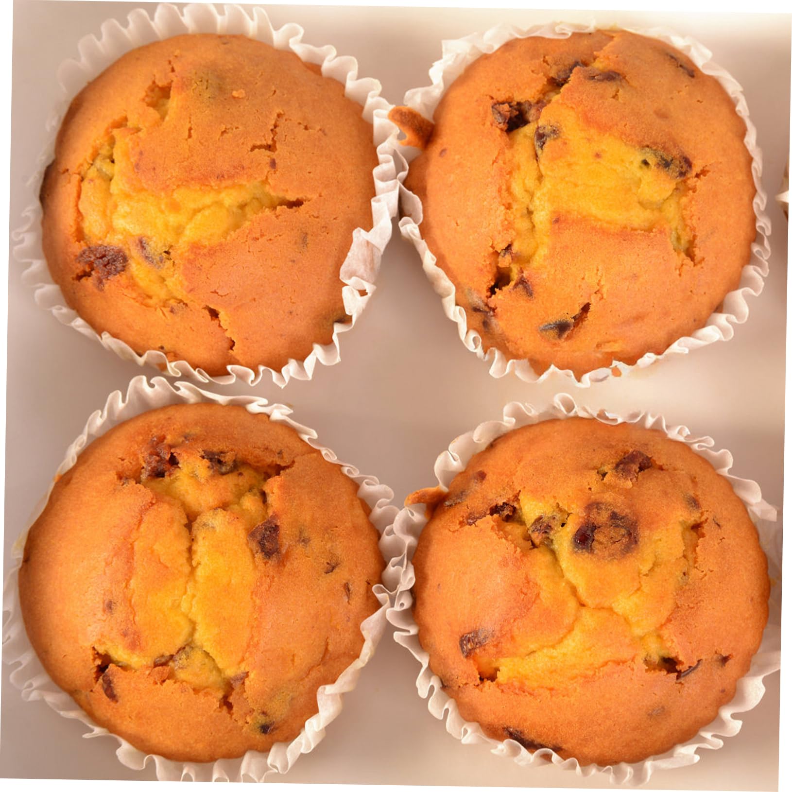 ABOOFAN 5 Sätze Kuchenform Bäckereibedarf Tosteter Muffin Förmchen Cupcake-papierförmchen Dessertbecher Aus Papier Muffinförmchen Für Hochzeiten Weihnachts-cupcake-förmchen 200 Stück * 5