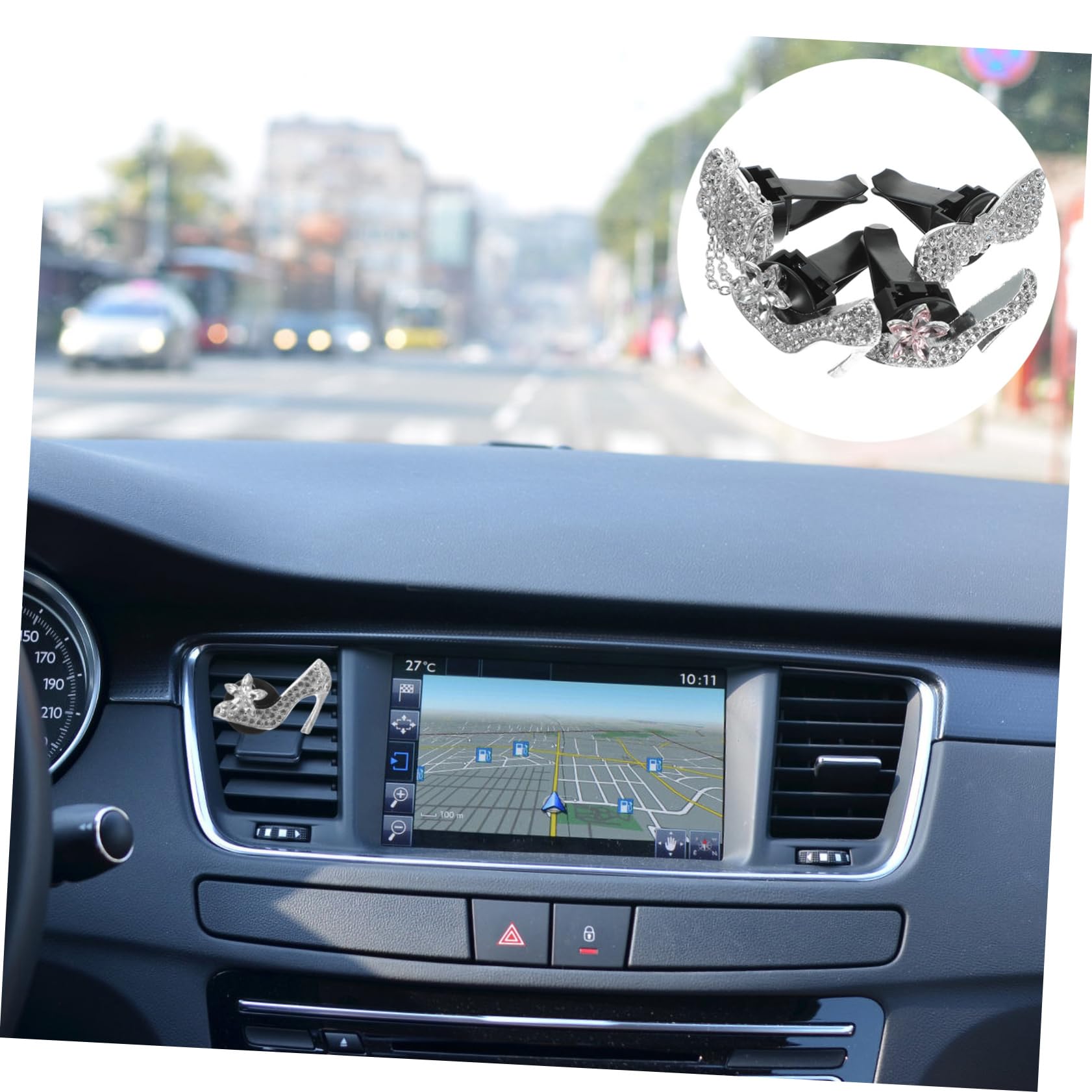 Gatuida 16pièces Clips Air Aromathérapie pour Voiture Accessoires Intérieurs Esthétiques Forme De Haut Décorations Élégantes pour Diffuseur De Parfum