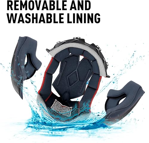 Miniatura 9 de Cascos nk-316Cascos de Motocross Combo Dot Aprobado con nk-1023Motocross anteojos