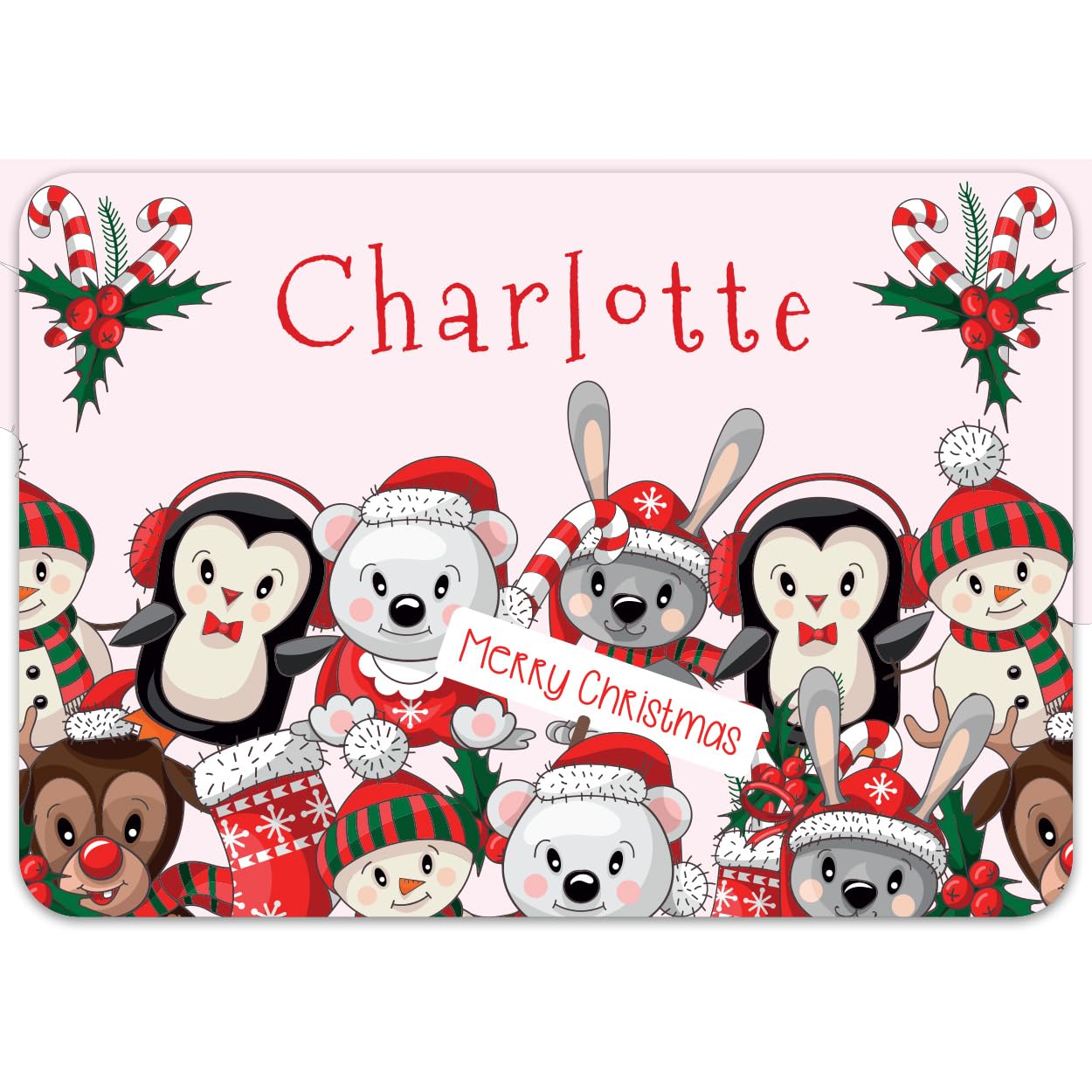 Paper Themes Christmas Fun Personalised Christmas Placemats (Christmas Fun)