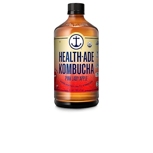 HealthAde Pink Lady Kombucha Bottle, 16 fl oz