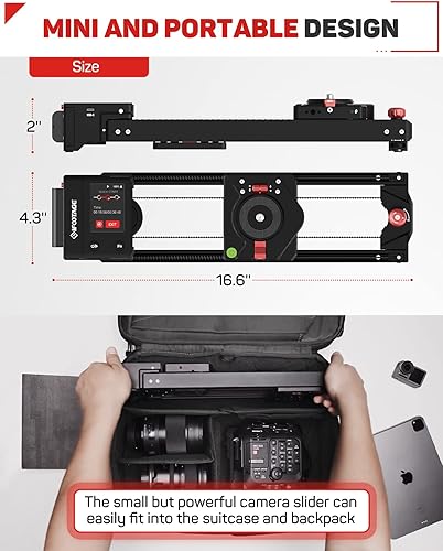 Miniatura 7 de IFOOTAGE Monopod de cámara de fibra de carbono de 71 pulgadas con pista deslizante de cámara monopodos telescópicos profesionales estabilizador de