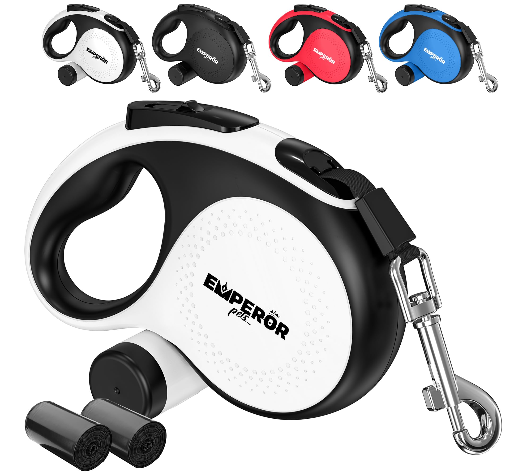 Emperor Pets Retractable Dog Leash Aura Collection