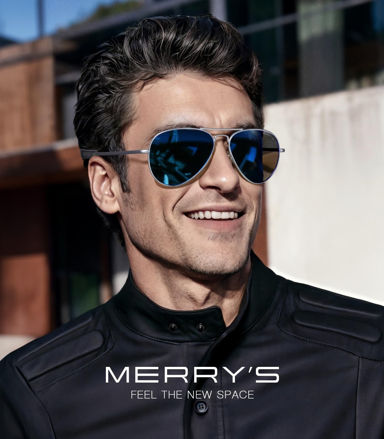 MERRY'S Classic Aviator Military Polarized Sunglasses for Men or Women S8562 - Image 2