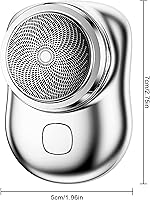 Vista 3 de The Ultimate Pocket-Size Shaver Mini afeitado portátil, Averna Pocket Shaver, Mini afeitadora Ovz, Afeitadora Lima-Shave, Mini afeitadora eléctrica