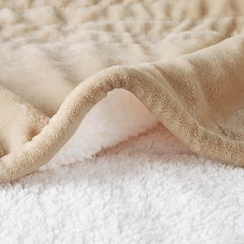 Vista 25 de Beautyrest Manta eléctrica reversible de felpa a sherpa, controlador de botón suave integrado, apagado automático, ajuste de calor múltiple, Gris