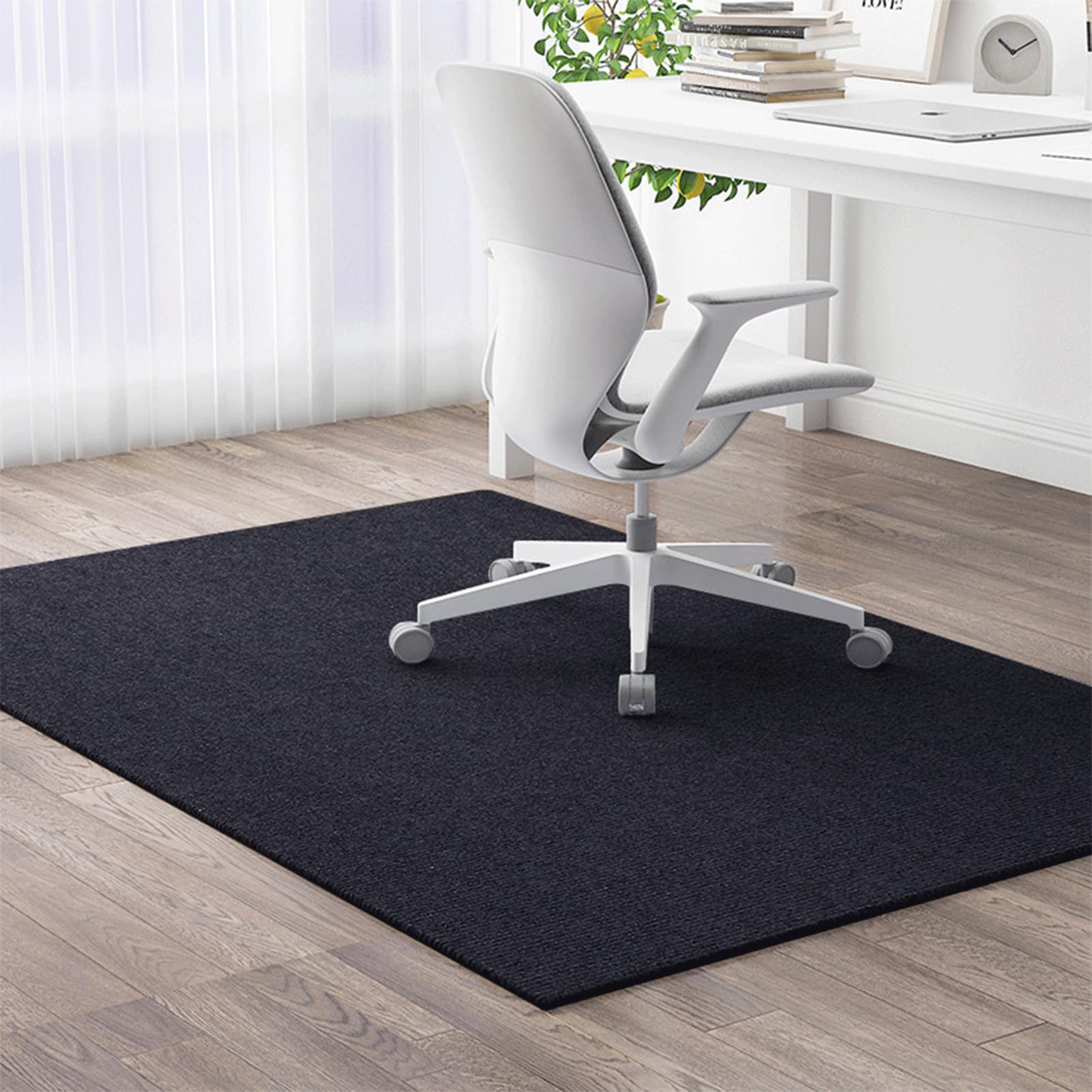 Alfombrilla para silla de escritorio para suelos duros, base de silla de oficina, protector de alfombra para parquet laminado y suelos de alfombra, tapete de silla de juegos para protección del suelo,