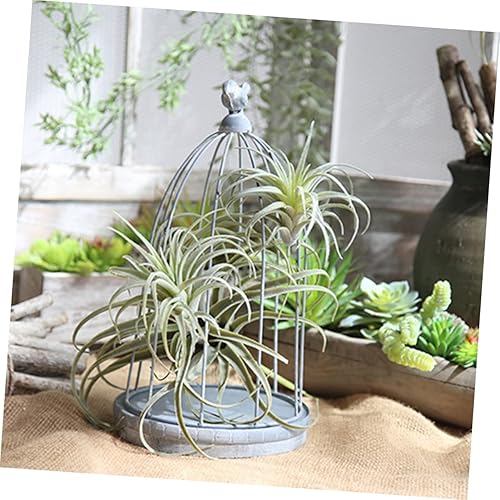 Miniatura 3 de ARTIBETTER Plantas artificiales, plantas de aire artificiales, decoración de piña, 1 unidad, arreglo de suculentas artificiales, bromelia de