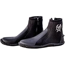 Adult Unisex Military Water Boots - 3mm Neoprene Adult Anti-Slip Sole Boots - Water Sports Essential for Scuba Diving, Snorkeling, Rafting and Swimming