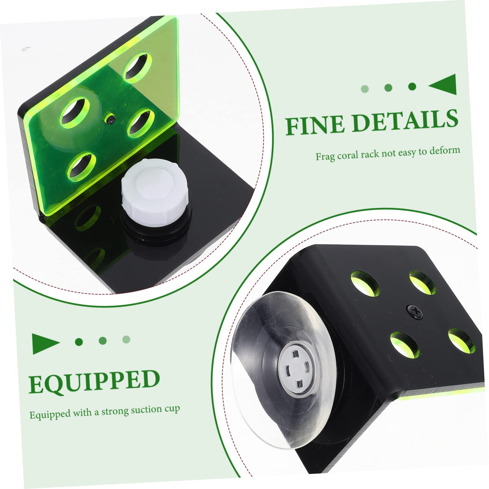 POPETPOP 2st Unterstützung Der Korallenausbreitung Korallen-frag-Rack Keramischer Korallenkleber Frag-festplatten Frag Plug Sandhalter Aquarium Korallenhalter Stecker Acryl Keramikfliesen