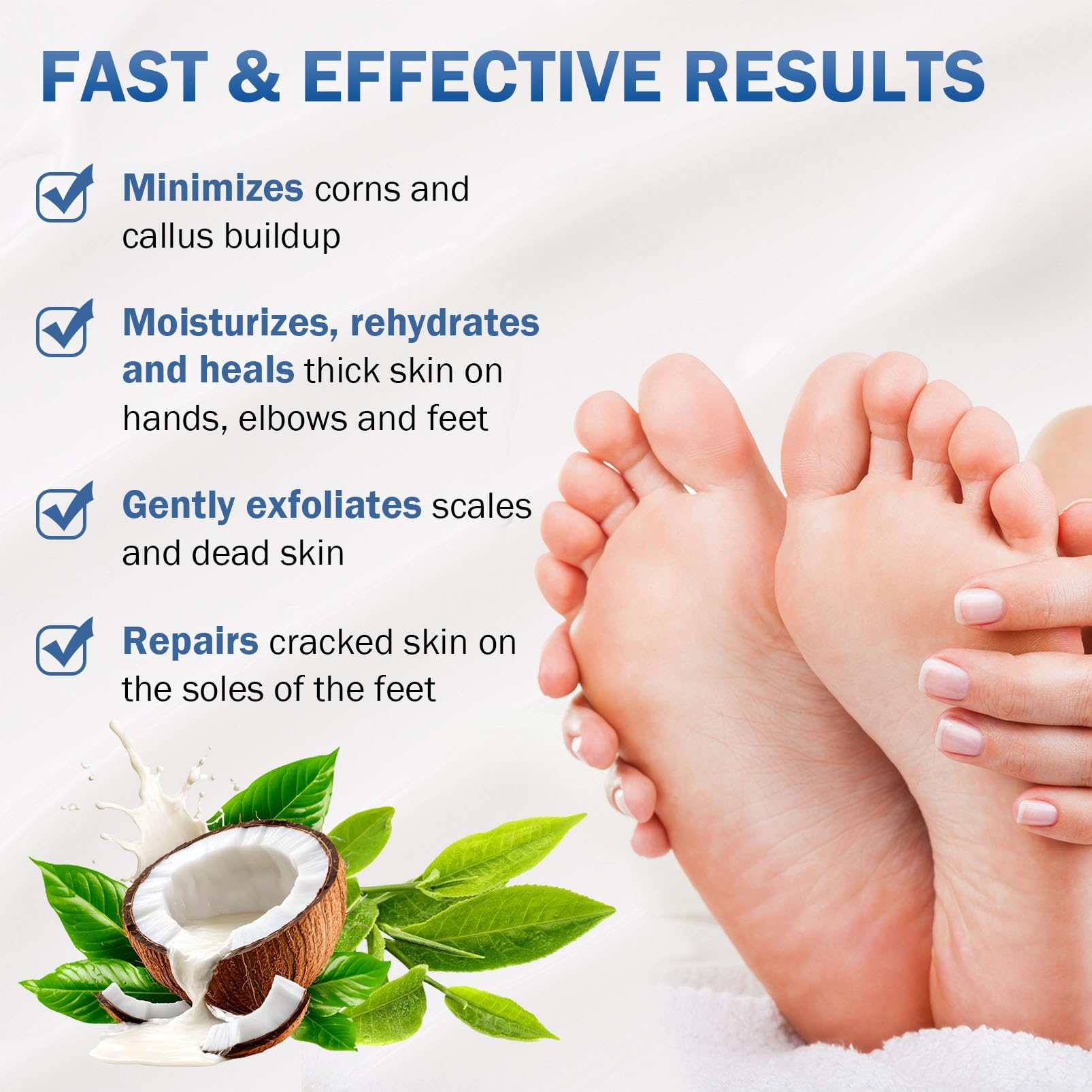 60% Urea Cream for Feet Cracked Heel Repair Cream for Feet and Hand Urea Foot Cream for Cracked Heels and Dry Skin - Image 3