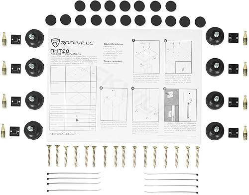 Miniatura 7 de Estantería Rockville Rhtsc para parlante, sonido envolvente, para cine en casa