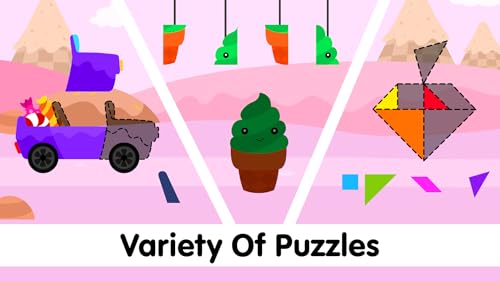 Puzzles for Kids 2-4 Year Olds: Dinosaur & Animals Jigsaw Puzzle