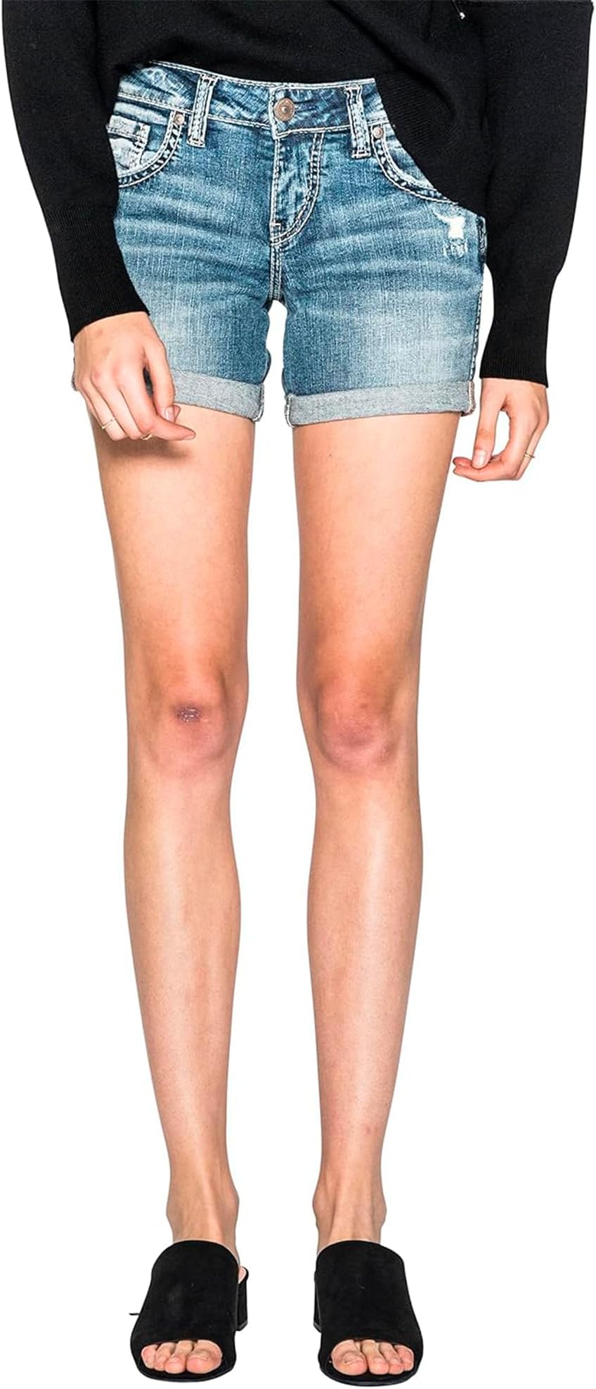Women's Boyfriend Mid Rise Short