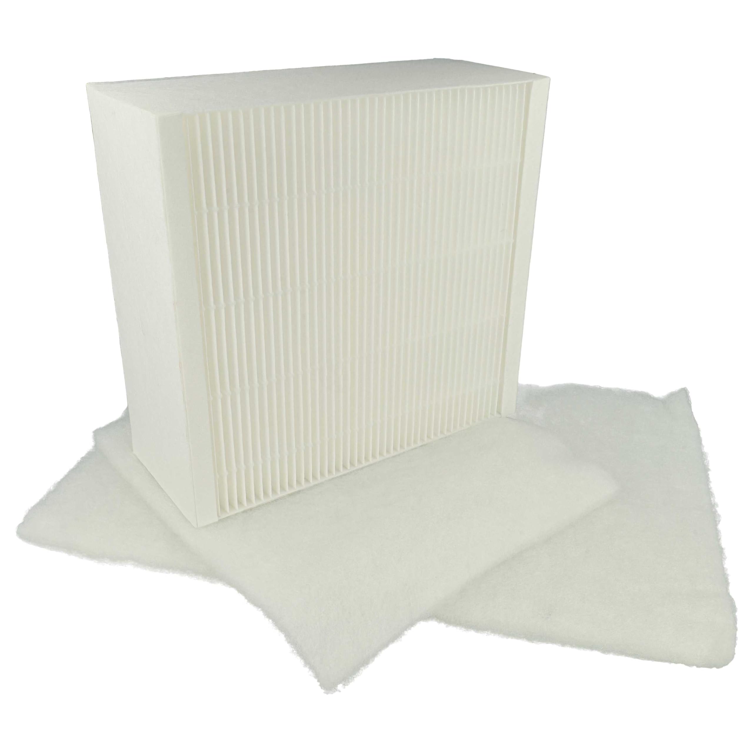 Trade-Shop Set di filtri 9 in 1 (3 filtri per polline, 3 filtri dell'aria di ingresso, 3 filtri di scarico) compatibili con Vallox ValloPlus 350 MV, 350 SC, 350 SE dispositivo di
