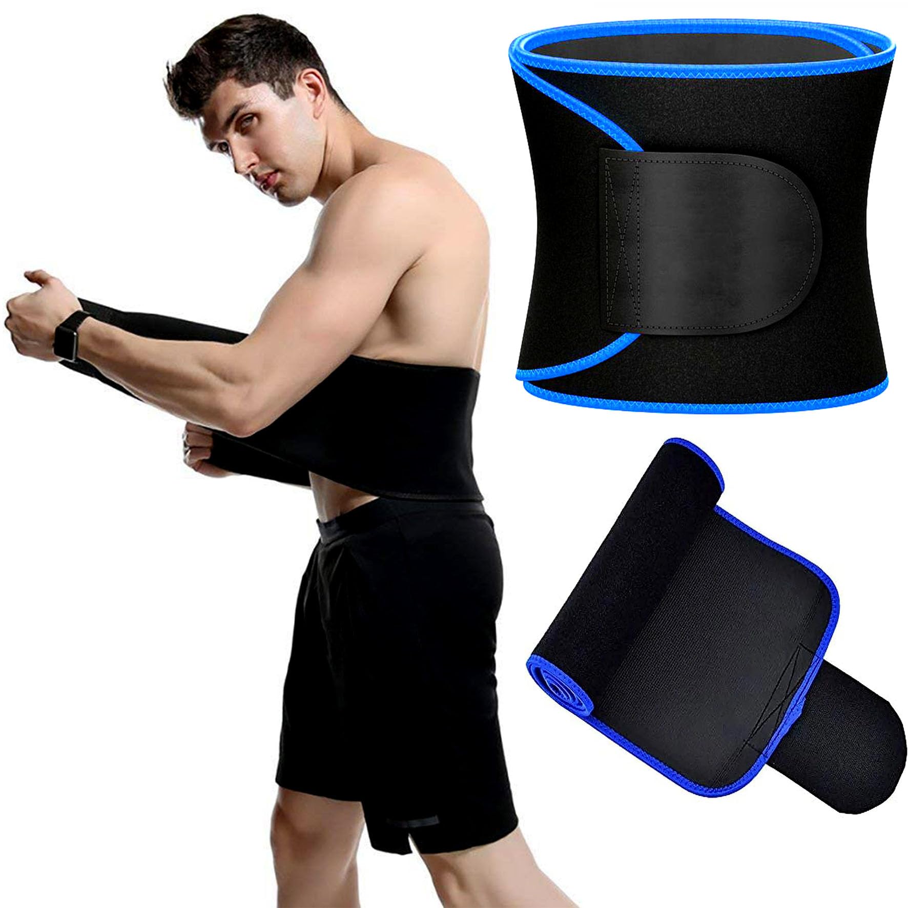 Body Shape,Sweat Wrap,Sweat Enhancer,Exercise Workout Fitness Support for Men & Women Abs Exercise,Back Support, Free Size Slimming Belt Multicolour (B0CMDFY3HQ) Amazon Price History, Amazon Price Tracker