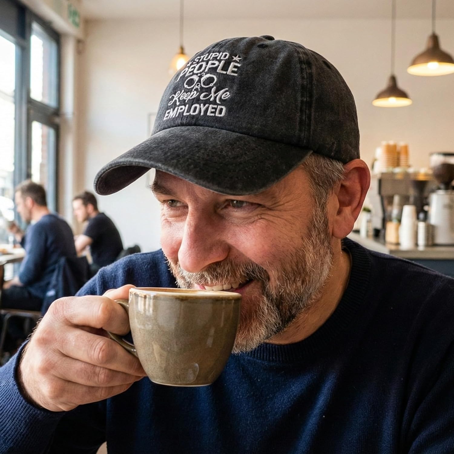 InnoBeta Correctional Officer Gifts, Law Enforcement Gifts, Police Officer Gifts, Adjustable Embroidered Baseball Hat for Birthday, Father's Day & Christmas Black - Image 3