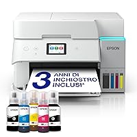 EcoTank ET-4956 Stampante bianca multifunzione A4 Wi-Fi con serbatoi di inchiostro AirPrint