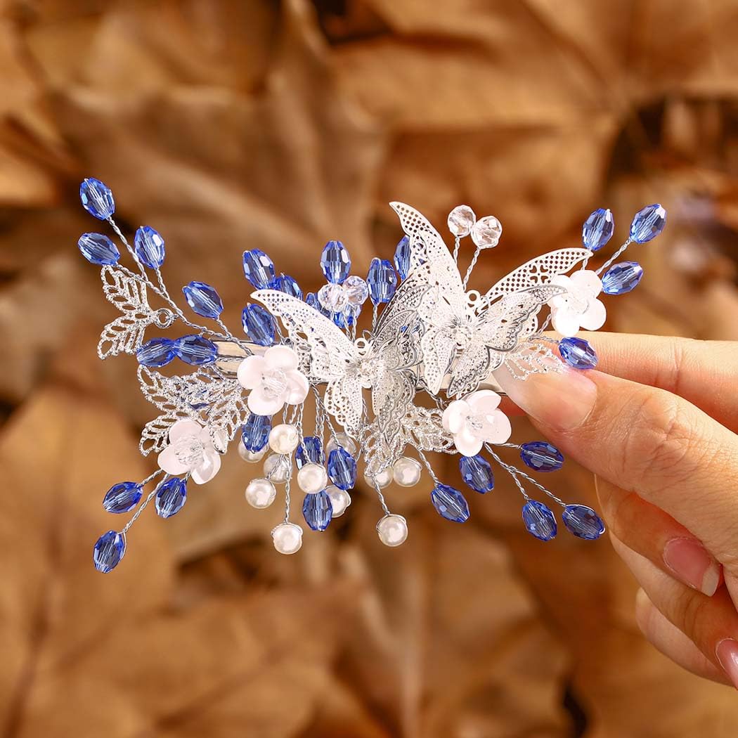 butterfly bridal headpieces