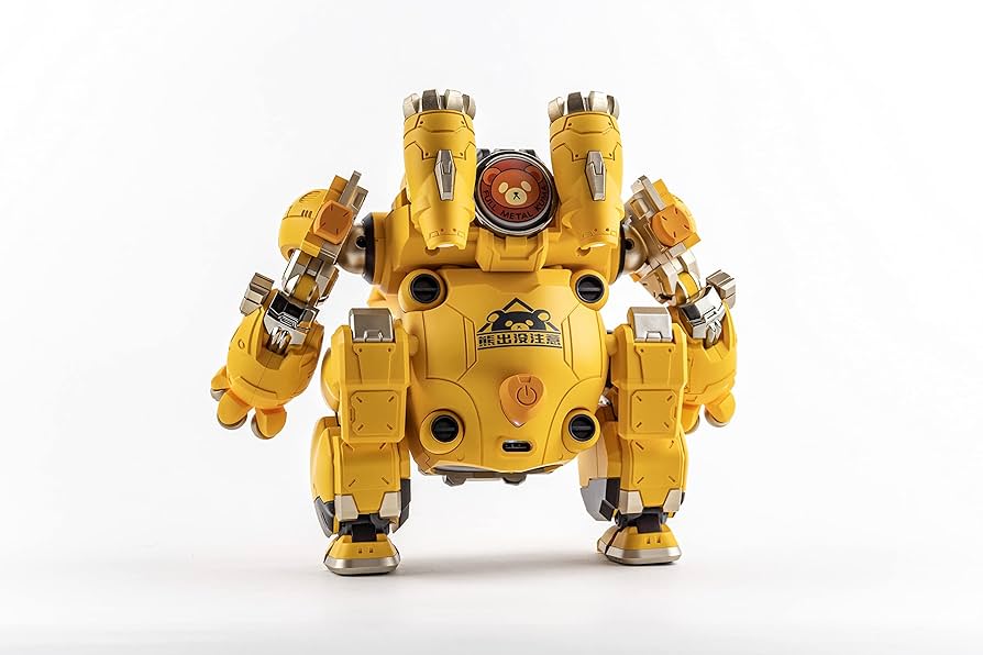 機動都市α キャラメル イエロー 可動フィギュアスピーカー Amazon | MECHA INVASION 『機動都市α』 キャラメル[イエロー