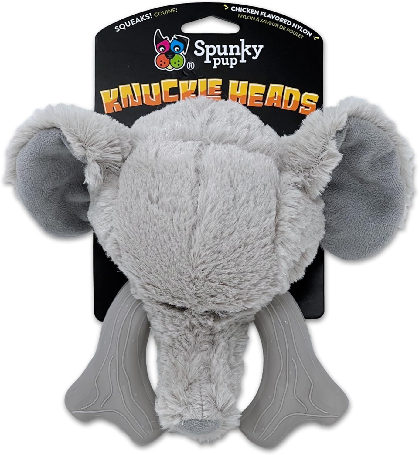 Pet Supplies : Spunky pup Knucklehead Durable Dog Toy - 2-in-1