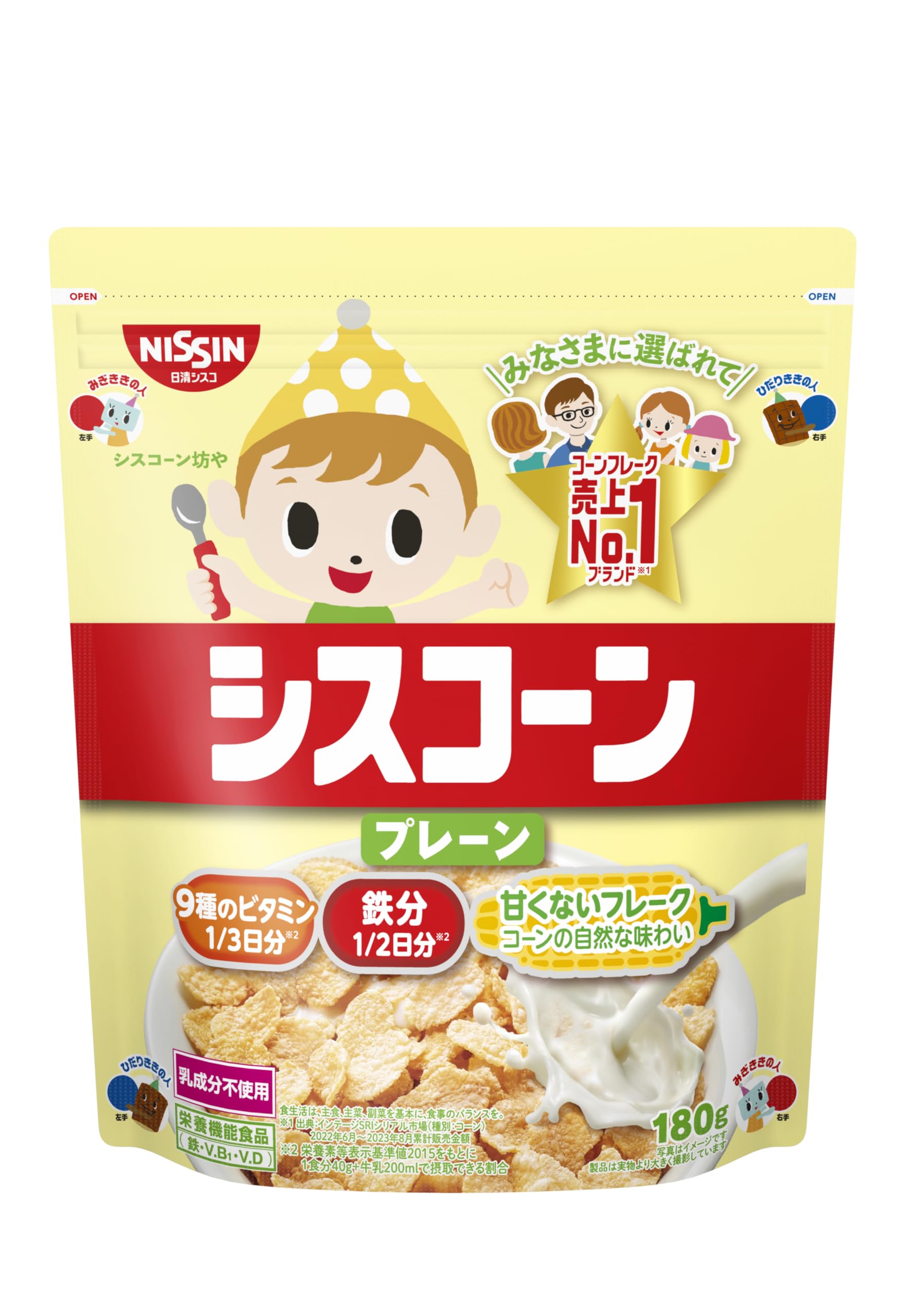 Amazon.co.jp: 日清シスコ シスコーンプレーン 180g×6袋 : 食品・飲料