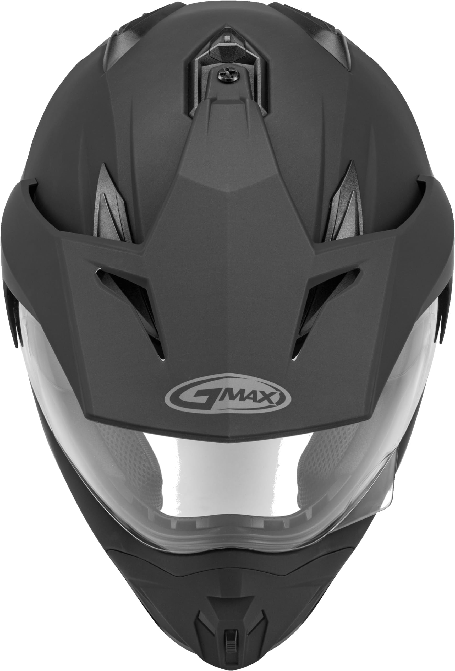 GMAX GM-11 Dual Sport Helmet (Matte Black/Grey, Small) : Automotive