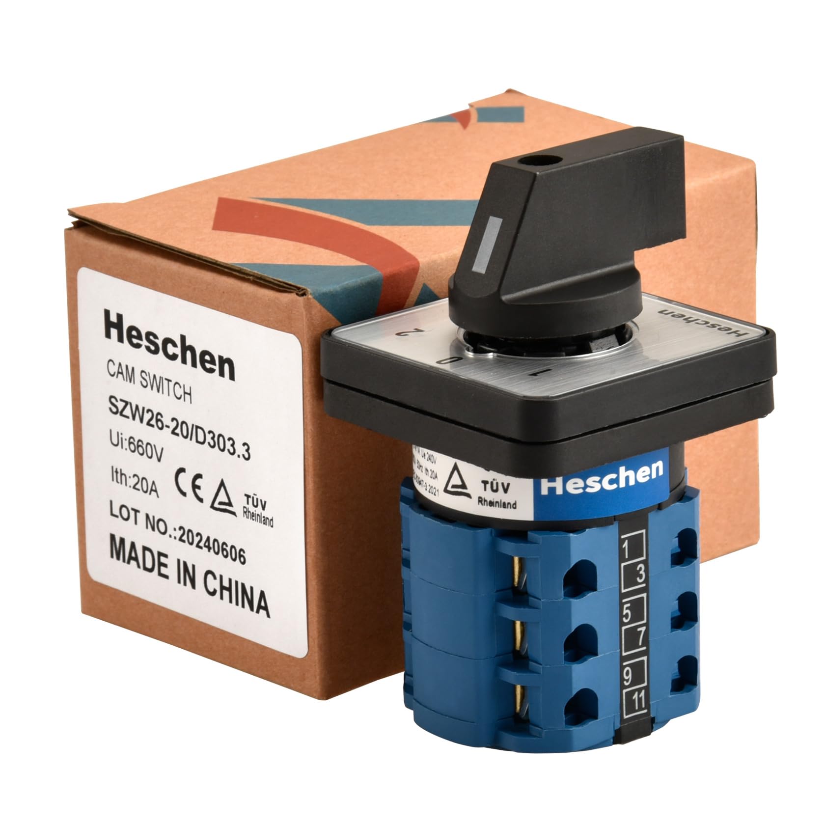 AOD-3 ② Heschen Universal Rotary Cam Selector Changeover Switch