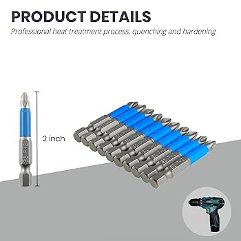VESTTIO Anti Slip Phillips Cross Slot PH2#2 Short