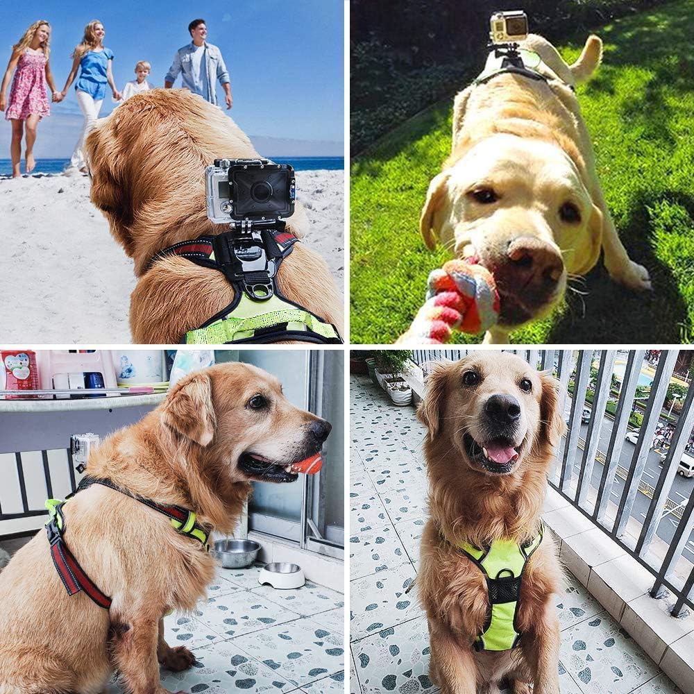 Smilepowodog Harness Mount Chest Back Strap Belt Pet Vest Gopro