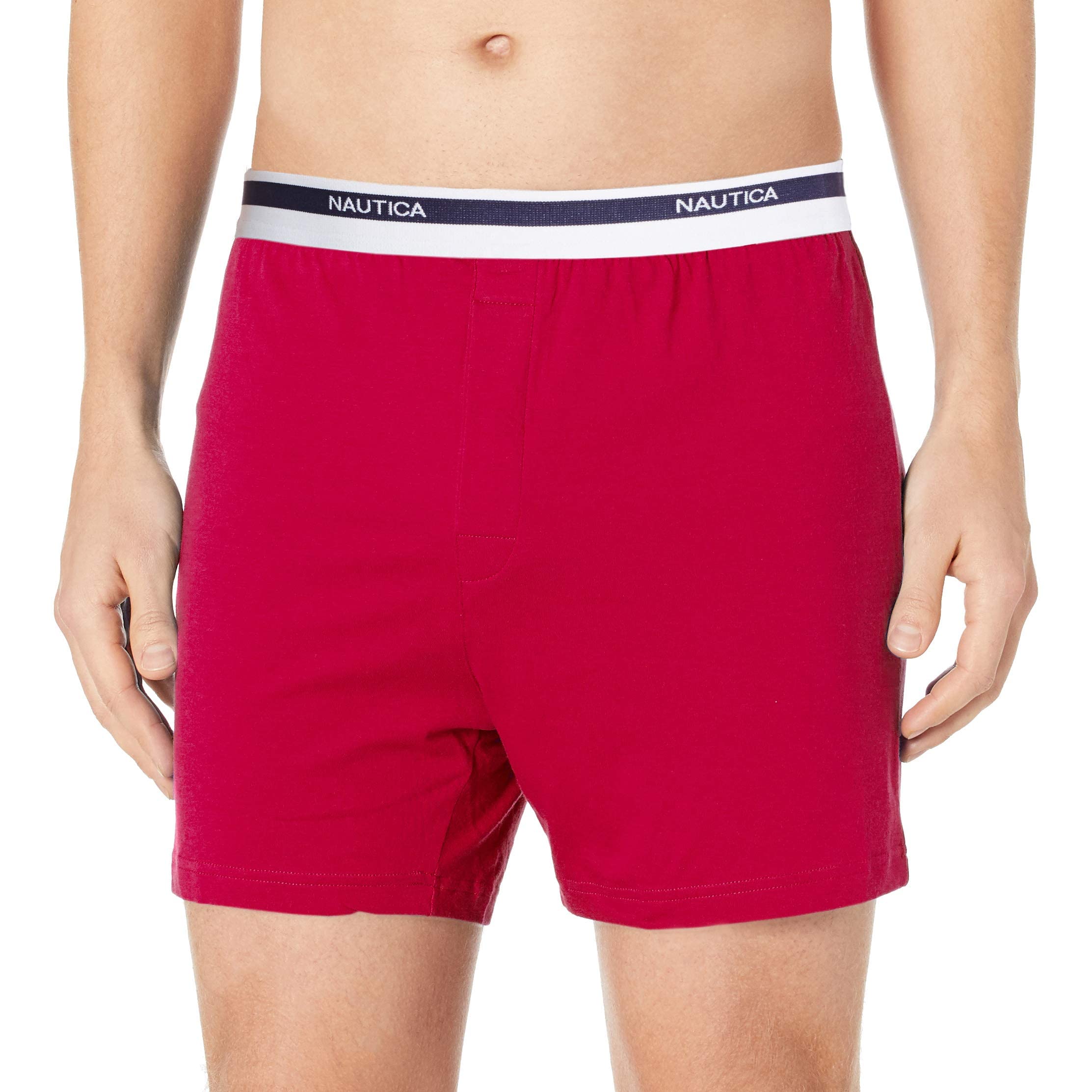 Nautica Men's Classic Cotton Loose Knit Boxer