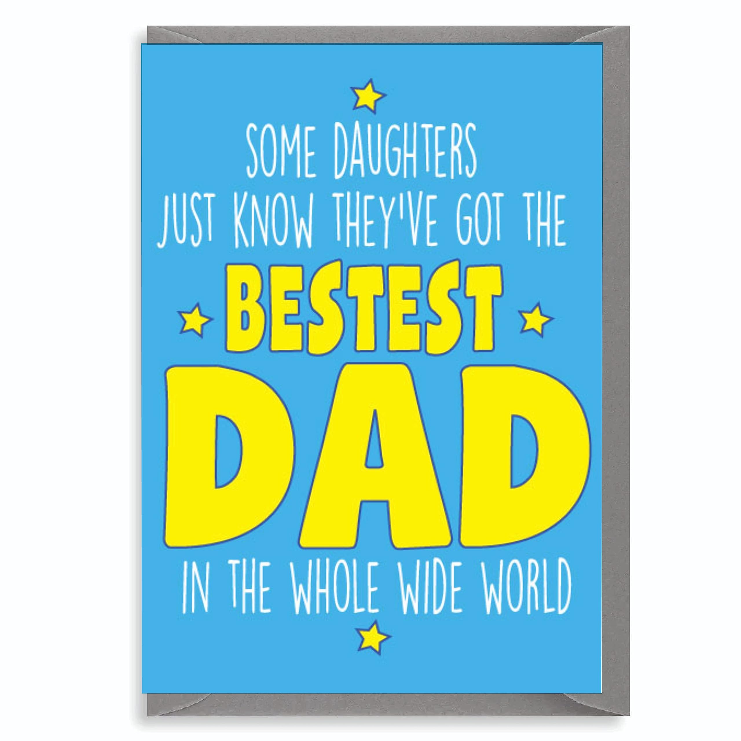 Dad Birthday Fathers Day Greetings Card Funny Humour Cheeky - Daughter F54