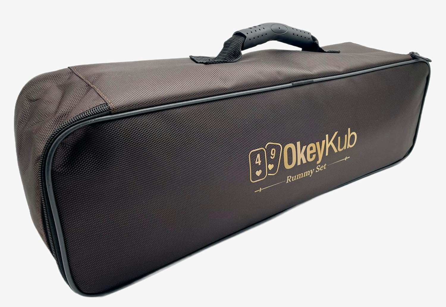 Generisch OkeyKub-Rummy, Rommé, Okey Set aus Holz mit Stabiler Tragetasche