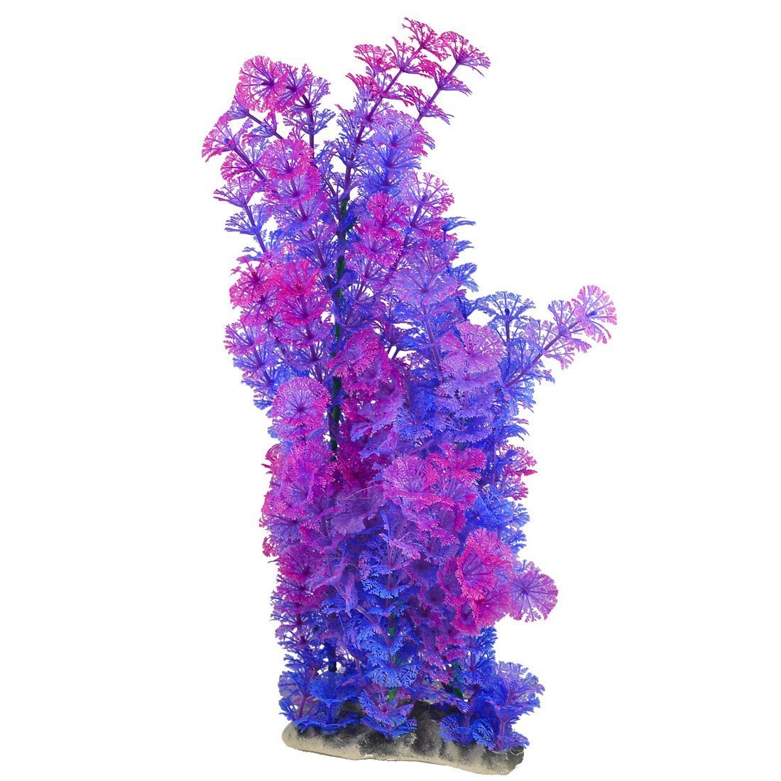 ELECTROPRIME Fish Tank Simulation Underwater Plant, 15-Inch, Purple/Blue