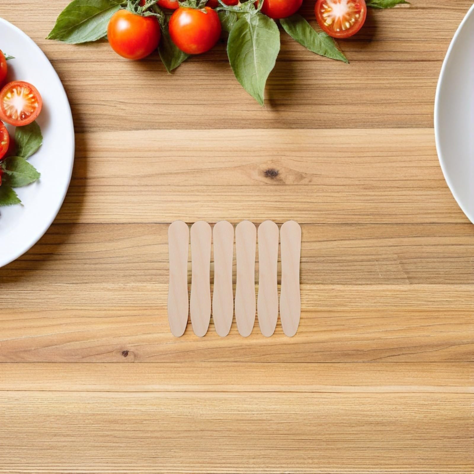 Healeved Cucchiai Monouso in Legno per Gelato e Yogurt, Design Leggero e Igienico, Confezione da 1200 Pezzi, per Feste ed Eventi