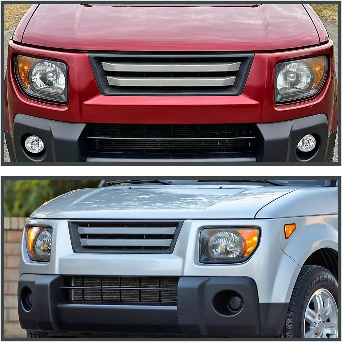 SPEC-D TUNING Black Headlights Compatible with 2003-2008 Honda Element Left + Right Headlamps Assembly