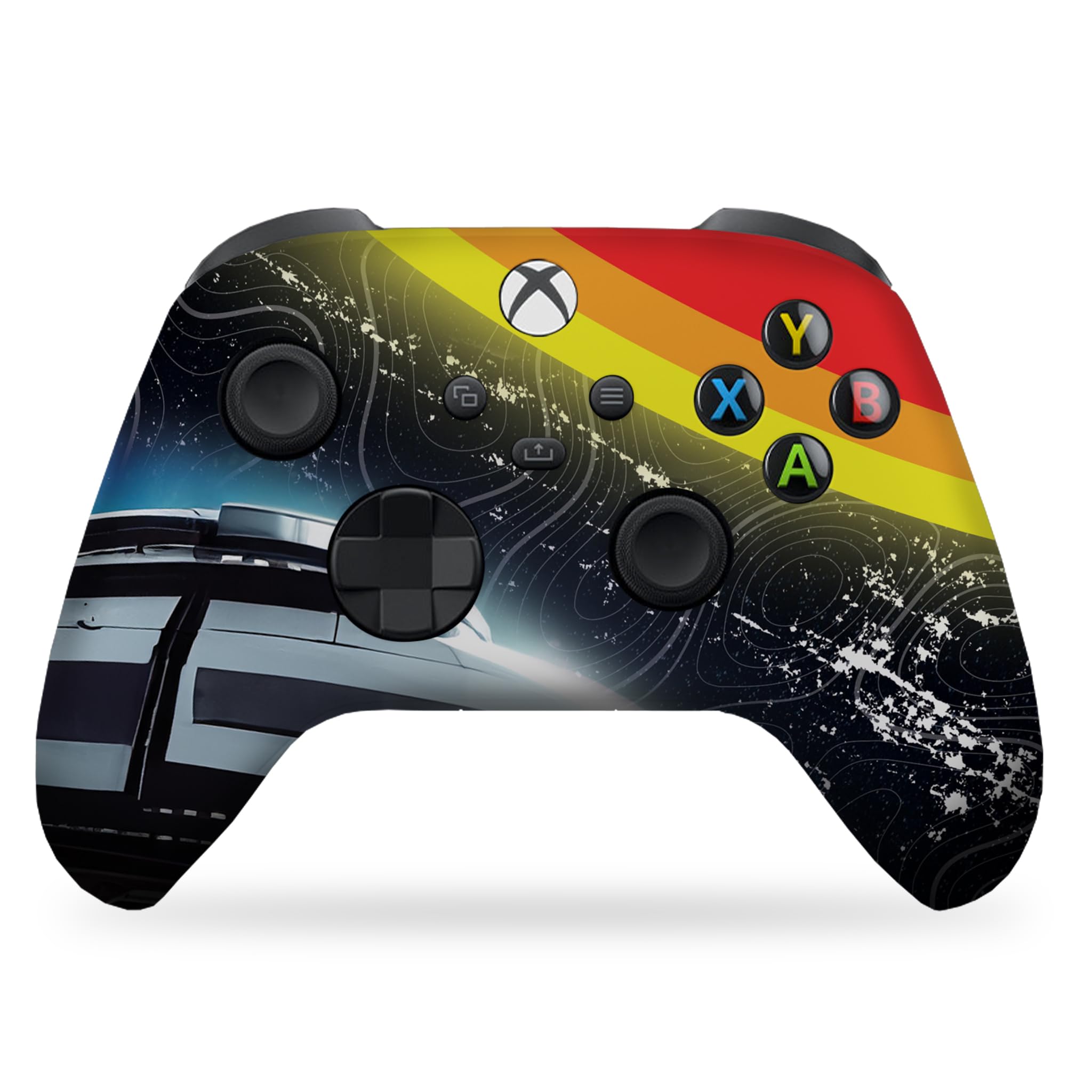 DreamController Cosmic Voyagger Custom X-box Controller Wireless compatible with X-box One/X-box Series X/S Proudly Customized in USA with Permanent HYDRO-DIP Printing (NOT JUST A SKIN)