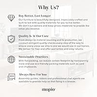 Vista 9 de mopio 76.4" Futon Sofa Bed, Couch, Loveseat, Sleeper Sofa, Mid Century Modern Futon Couch, Sofa Cama, Couches for Living Room (Snow Velvet)